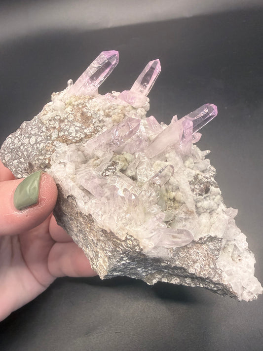 Vera Cruz Amethyst Cluster on Matrix