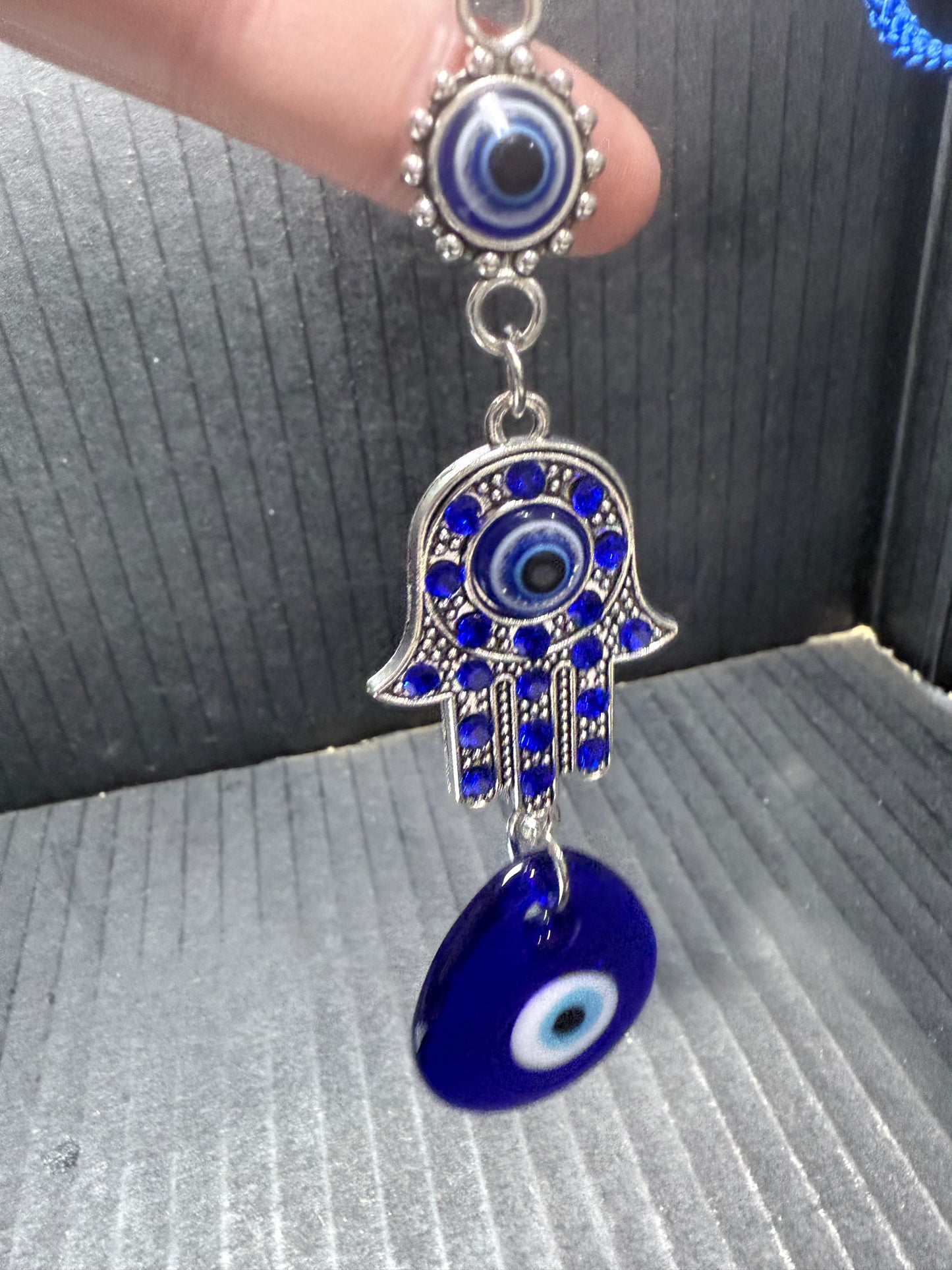 Evil Eye & Hamsa Hand Hanging Charm