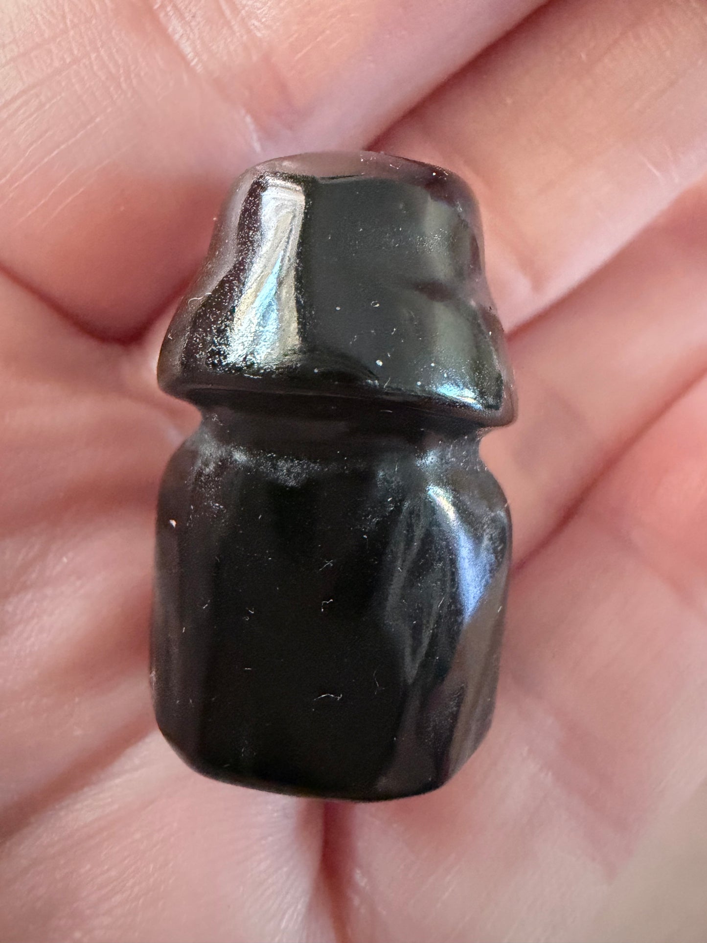 Darth Vader Black Obsidian Mini Carving – Approx. 3cm