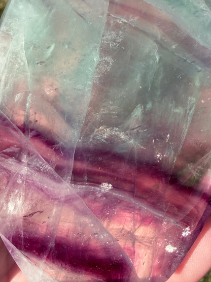 Rainbow Fluorite Freeform – 10.5cm | 174g