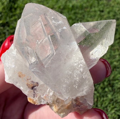 Clear Quartz Cluster with Natural Mineral Inclusions – 92g