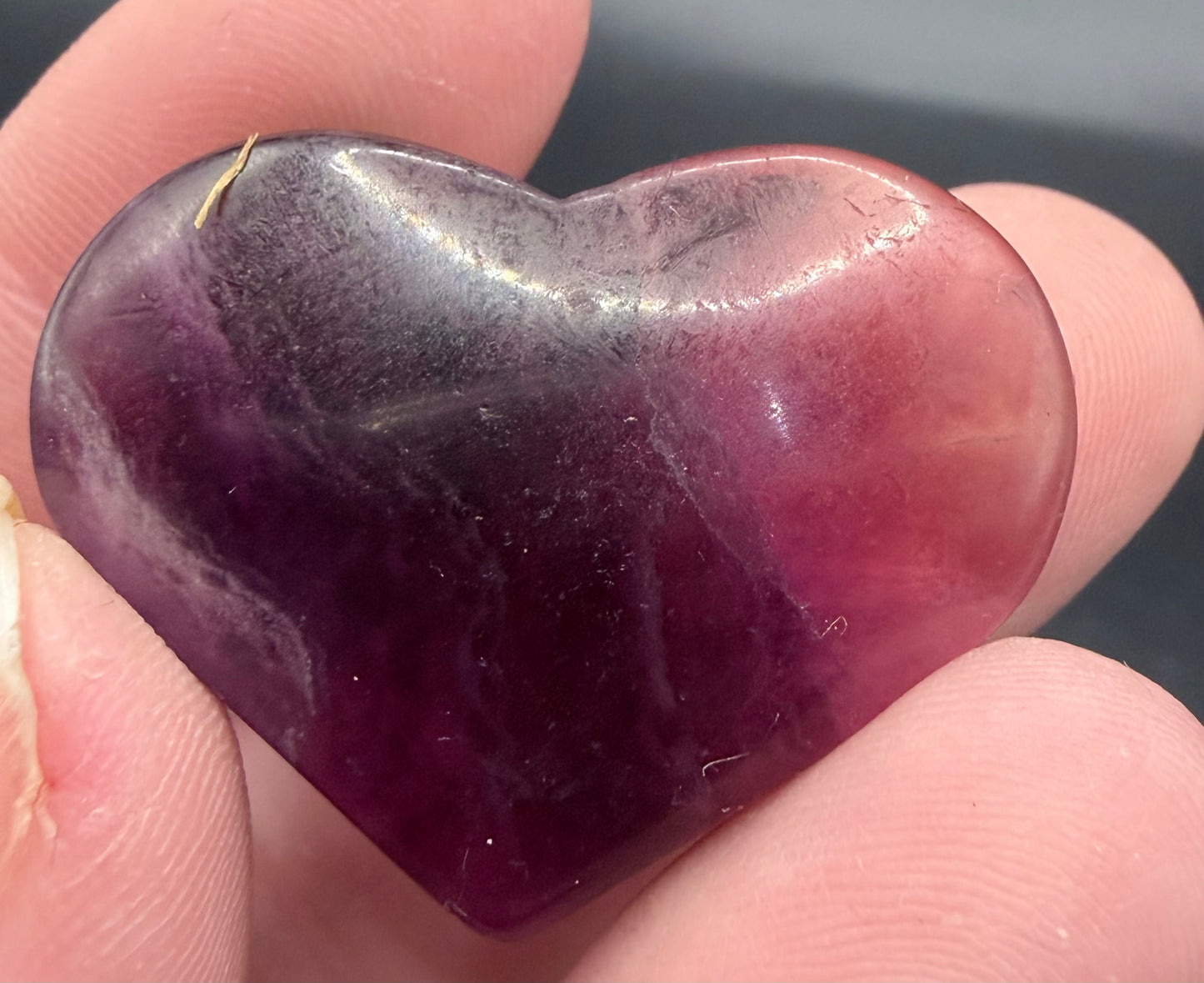 Fluorite Hearts Assorted Colours – 4cm