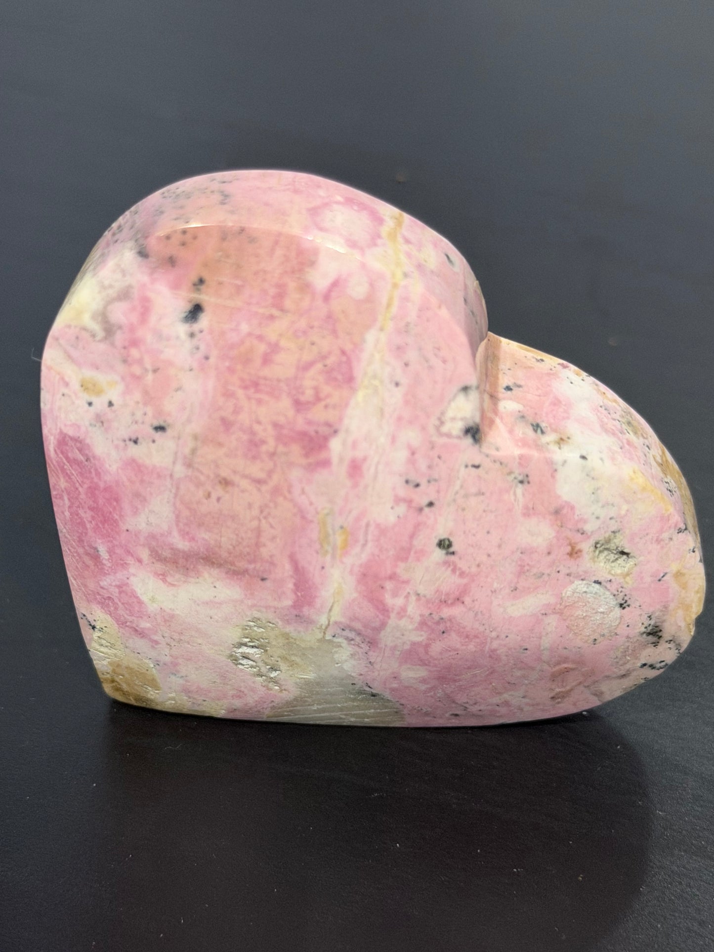 Pink Rhodonite Heart (Peru) C