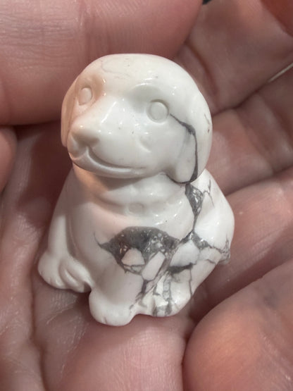 Crystal Dog Carving – 4cm
