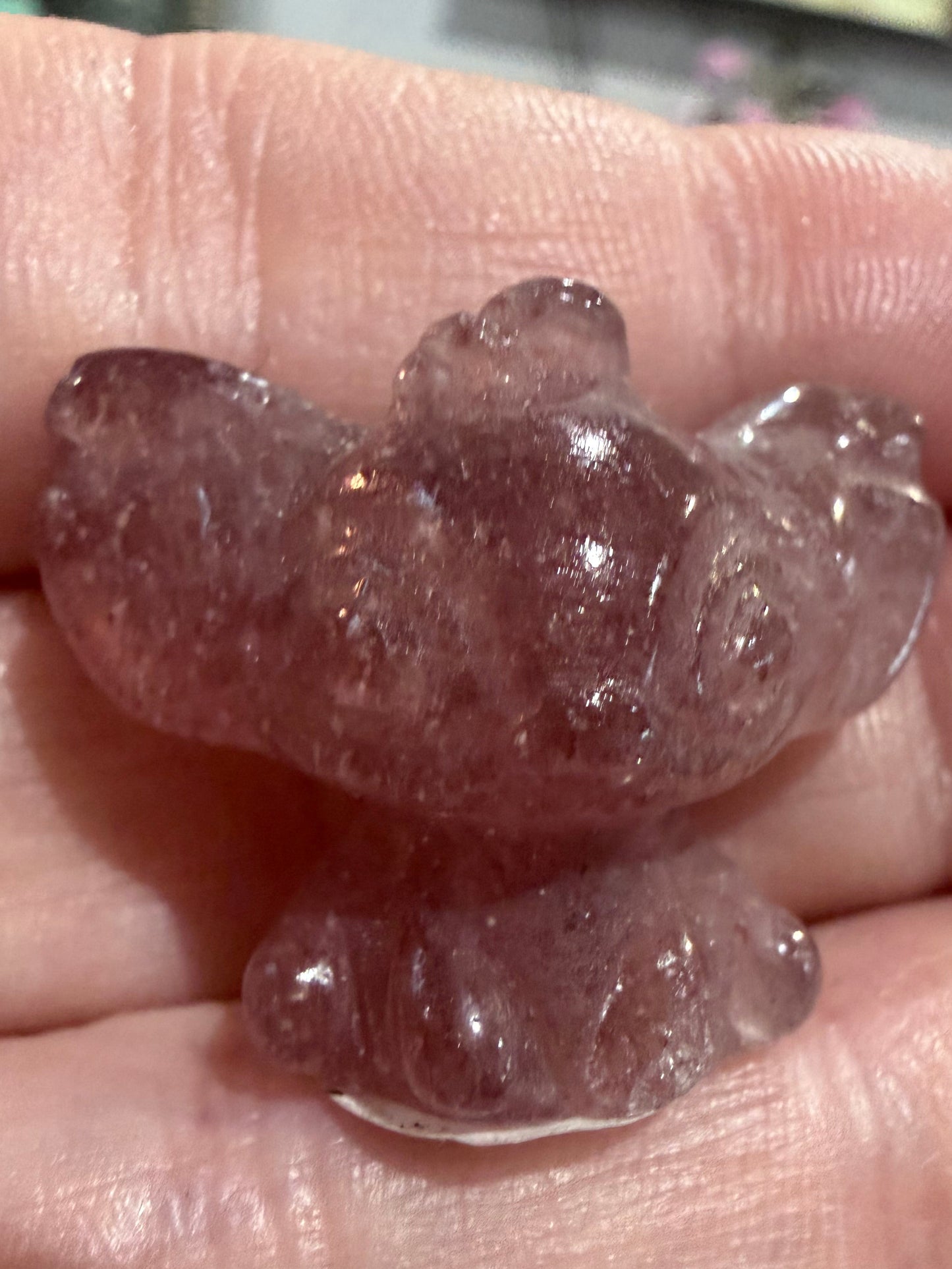 Stitch Crystal Mini Carving – Approx. 3cm (Choose Your Material)