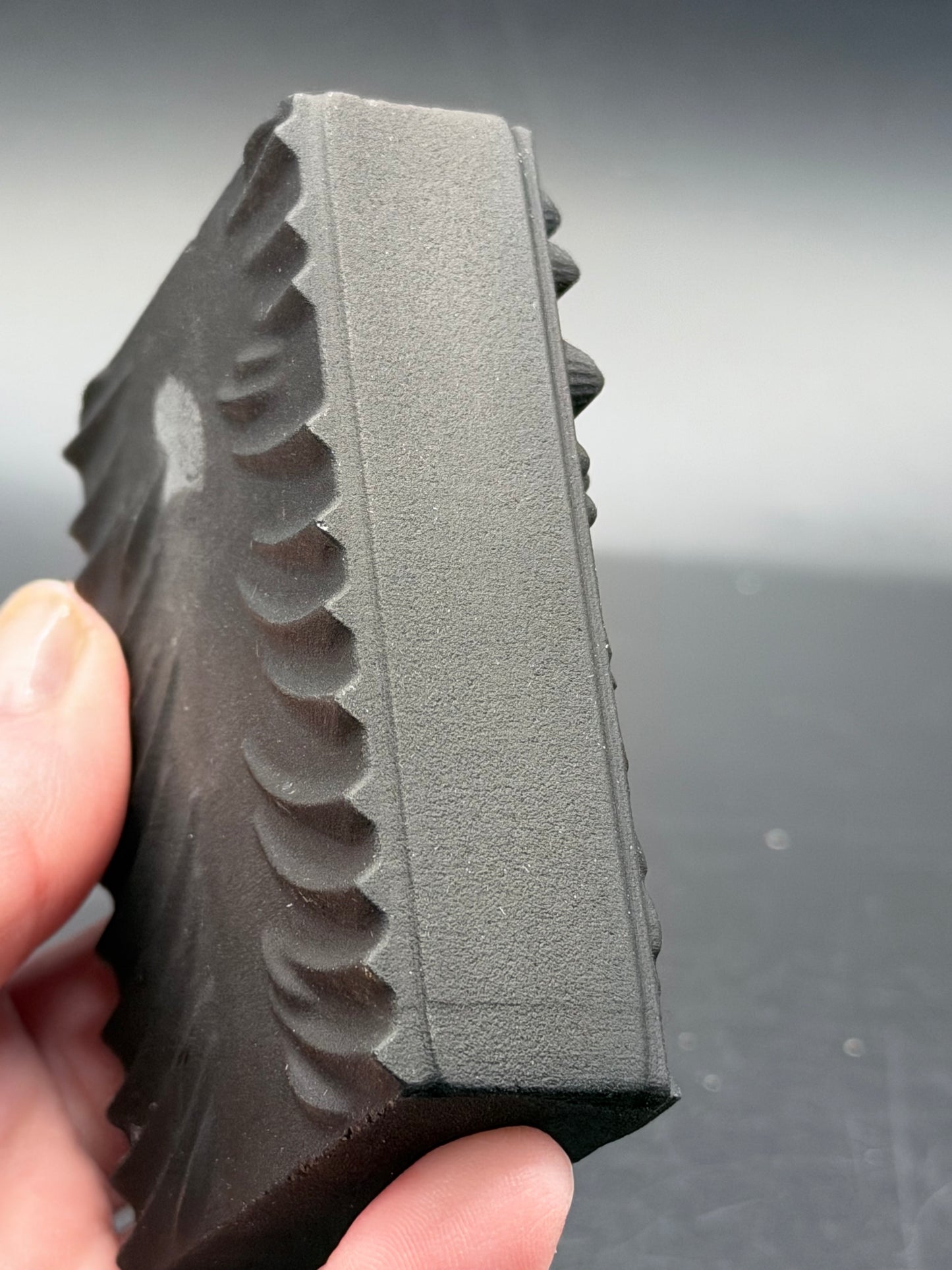 Black Obsidian Carved Dragon Book Purple Eye