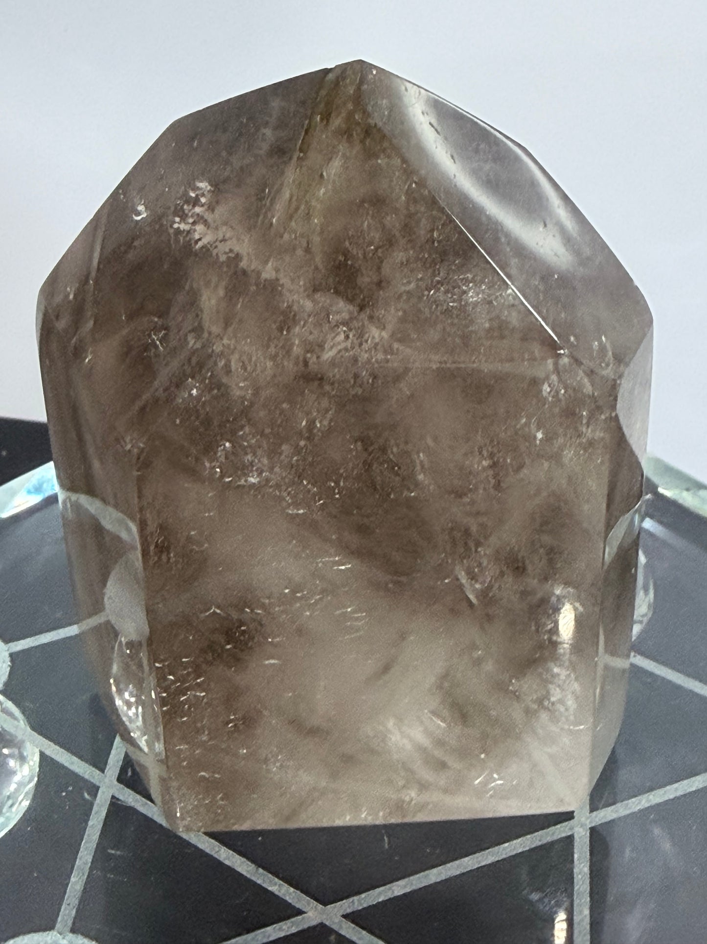 Smoky Quartz Included Quartz Tower – 230g