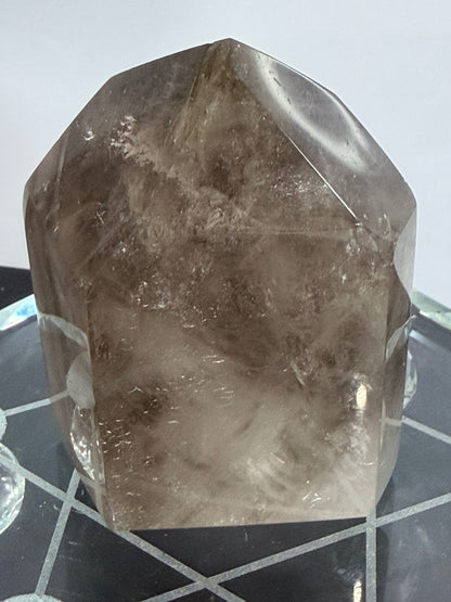 Smoky Quartz Included Quartz Tower – 230g