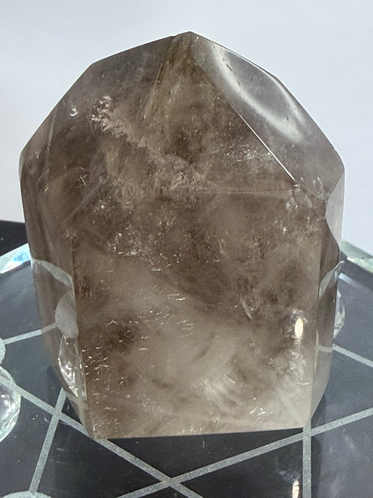 Smoky Quartz Included Quartz Tower – 230g