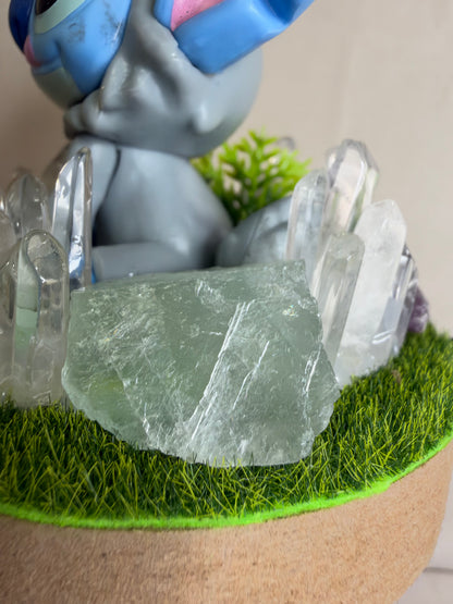 Stitch & Scrump Fluorite Crystal Garden USB Lamp