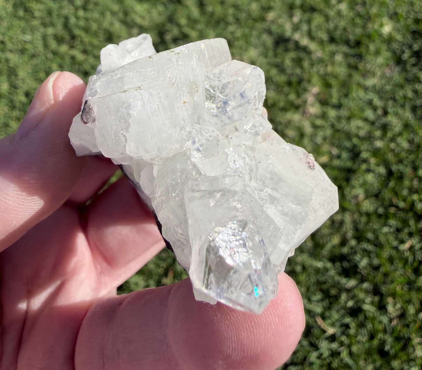 Jalgaon Apophyllite with White Stilbite & Chalcedony | 51g