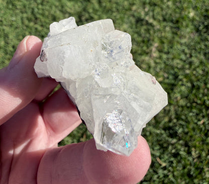 Jalgaon Apophyllite with White Stilbite & Chalcedony | 51g
