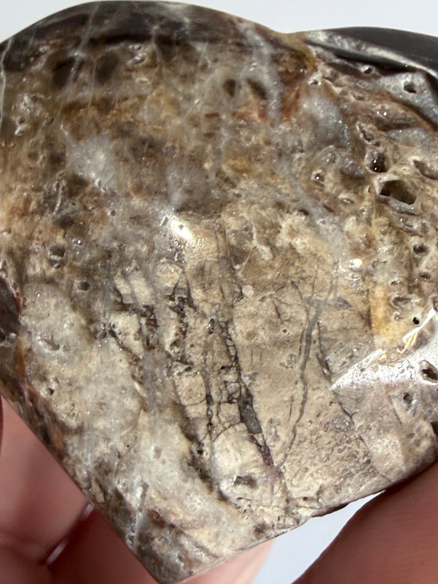 Sphalerite Free-Standing Heart D 5.3cm