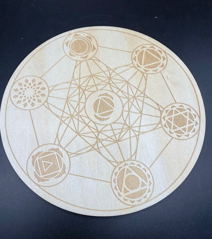 Chakra Crystal Grid Set – Energy Balancing & Healing