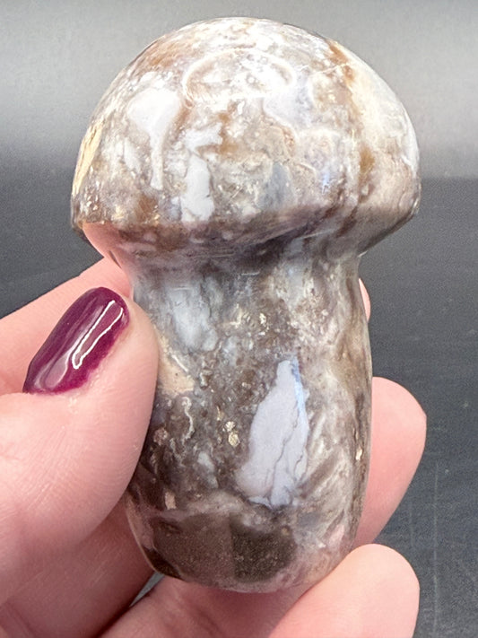 Ocean Jasper Mushroom Carving