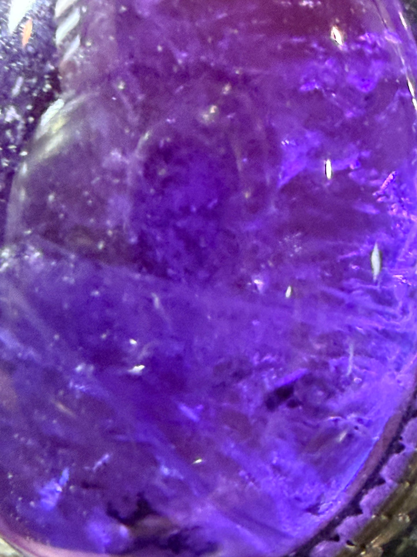 Natural Amethyst Ring | Adjustable Crystal Ring