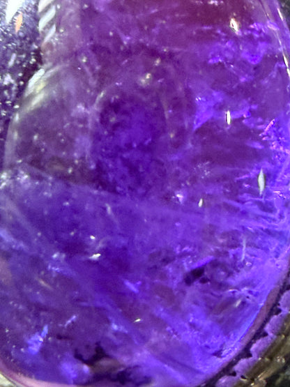 Natural Amethyst Ring | Adjustable Crystal Ring