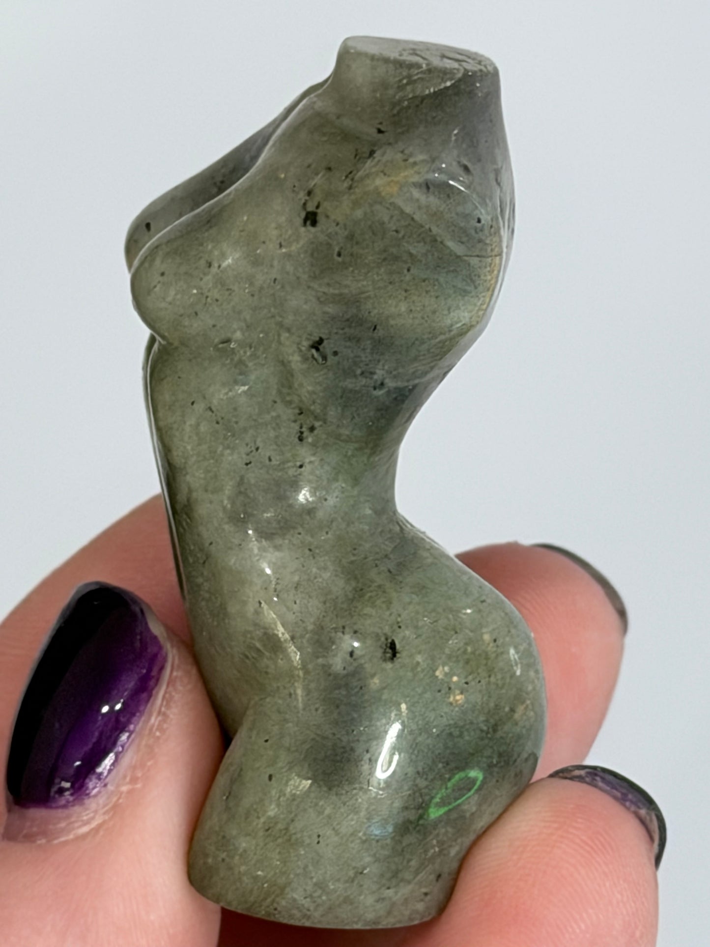Labradorite Goddess Carving