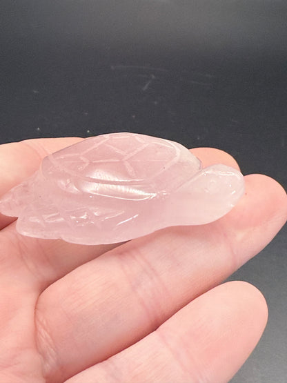Rose Quartz Turtle