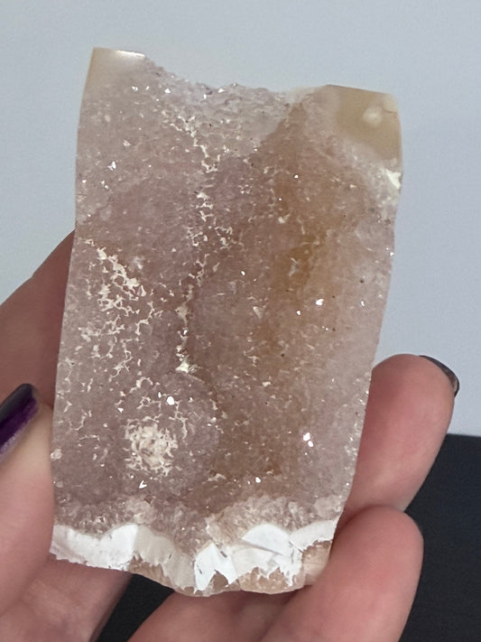 Pink Amethyst Mini Druzy Cave 92g