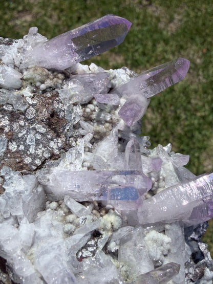 VERA CRUZ AMETHYST CLUSTER ON MATRIX — COLLECTOR PIECE 260g