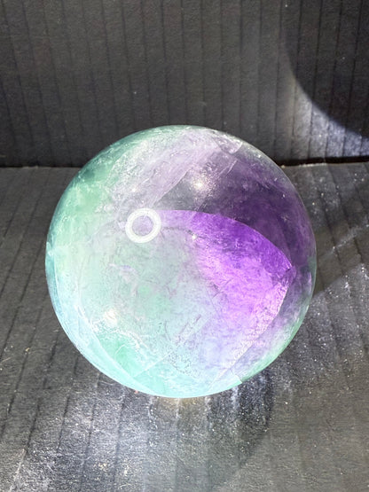 Rainbow Fluorite Sphere | 480g | 6.6cm