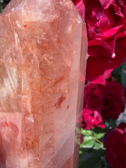 Fire Quartz Tower – 12.6cm | 340g
