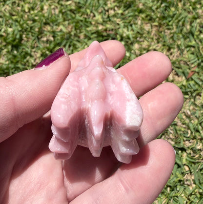 Pink Opal Dragon Head