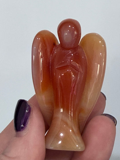 Carnelian  Angel – 6cm
