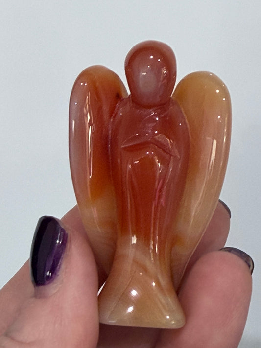 Carnelian  Angel – 6cm