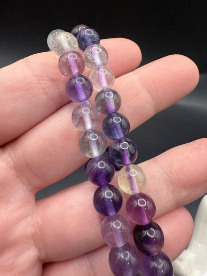 Rainbow Fluorite 8mm Bracelet