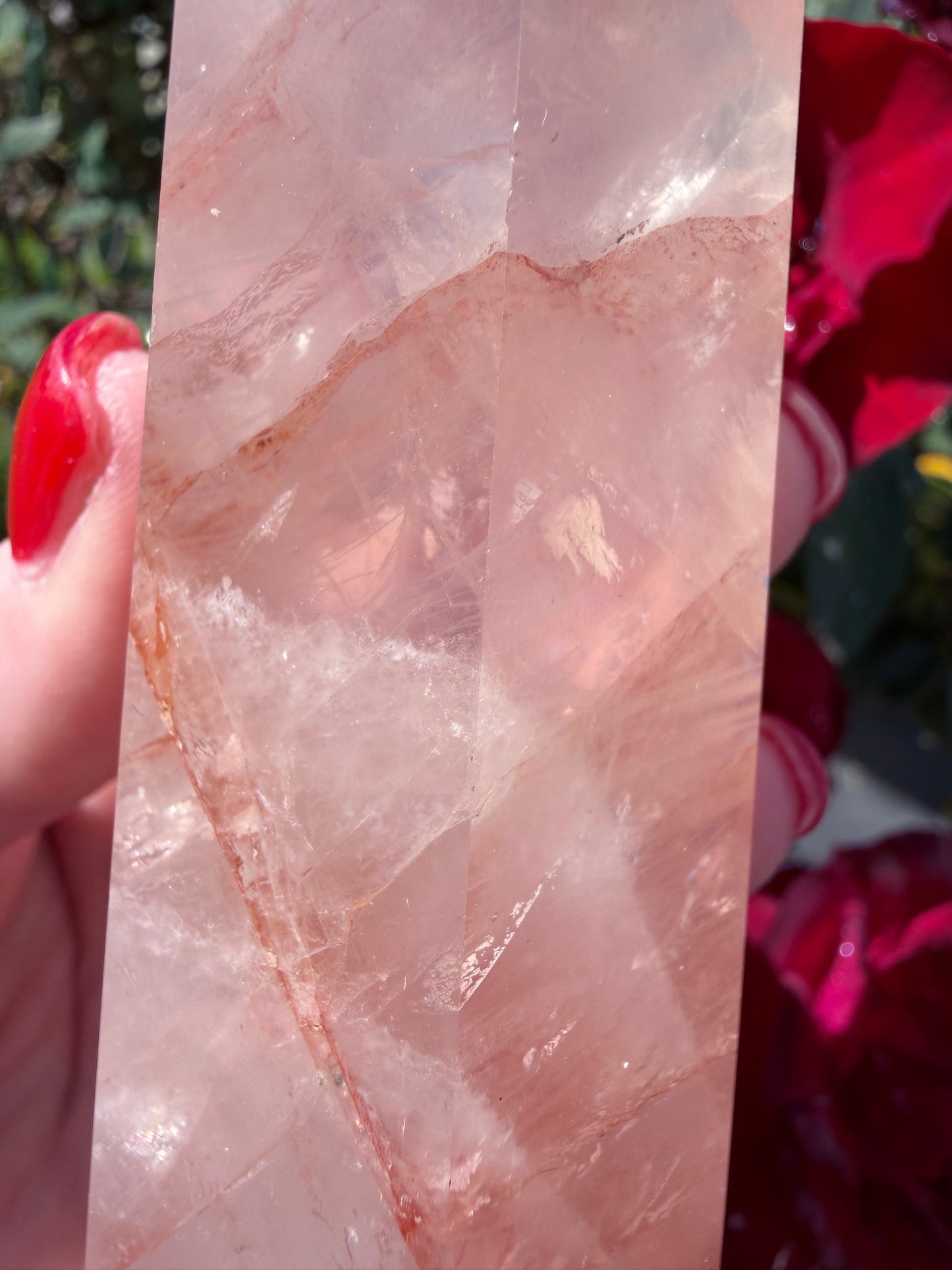 Fire Quartz Tower – 13.2cm | 292g