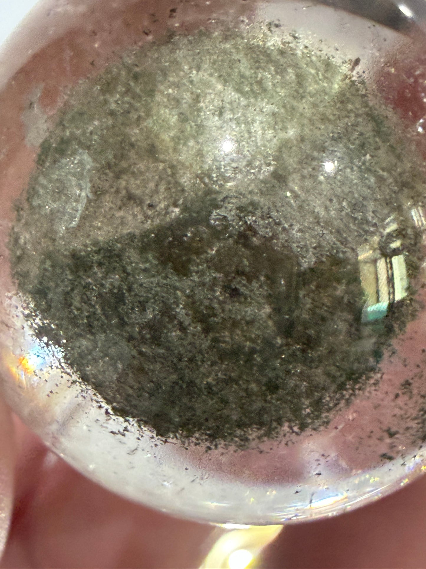 Lodolite (Garden Quartz) “Eye” Sphere – 4cm | 82g