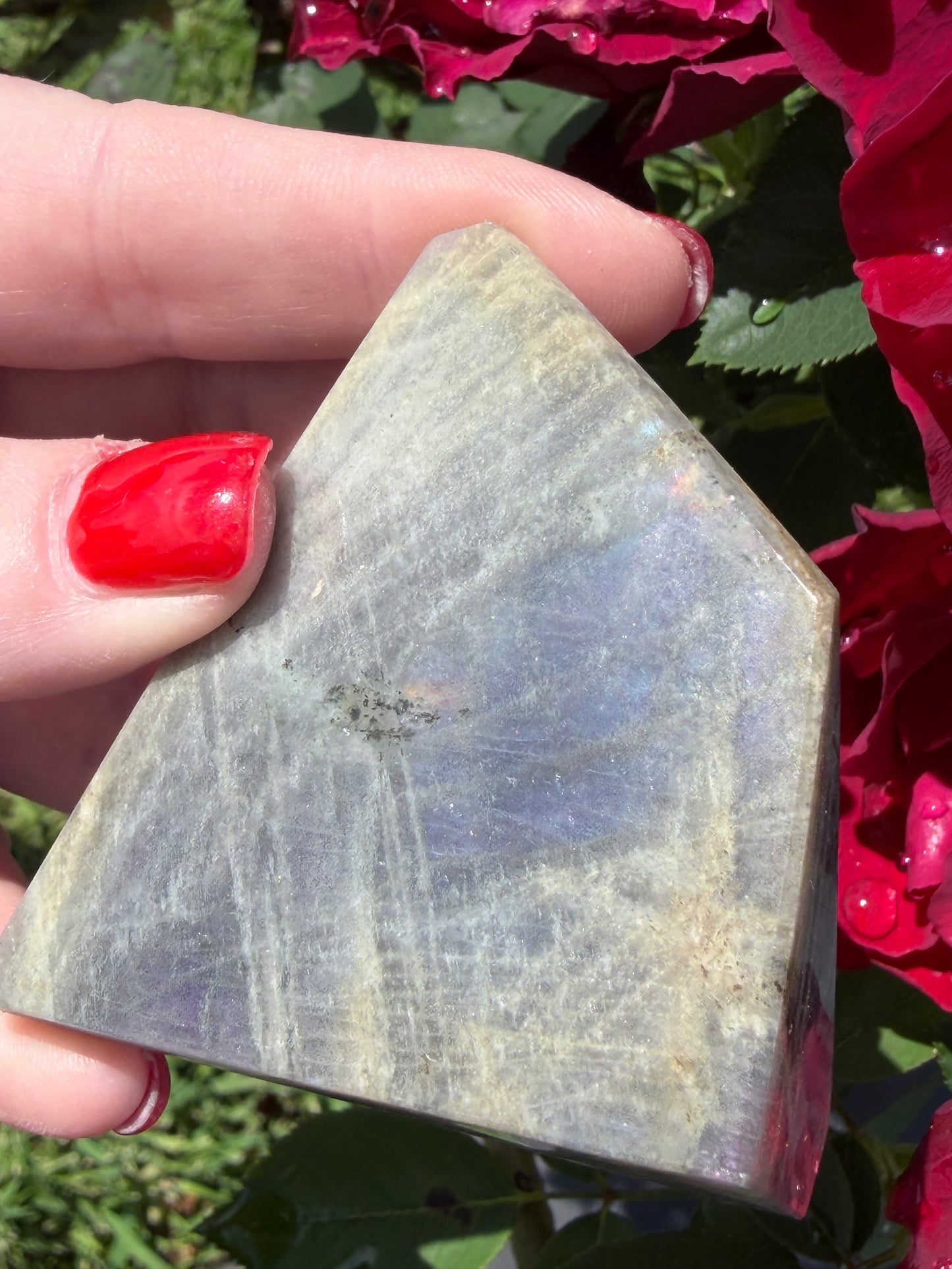 Labradorite Crystal Freeform – Multicolour Flash | 122g

Enhances intuition and psychic awareness
