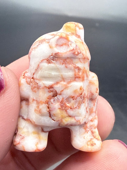 🤖 Crystal R2-D2 Carvings – Galactic Guardians of Energy