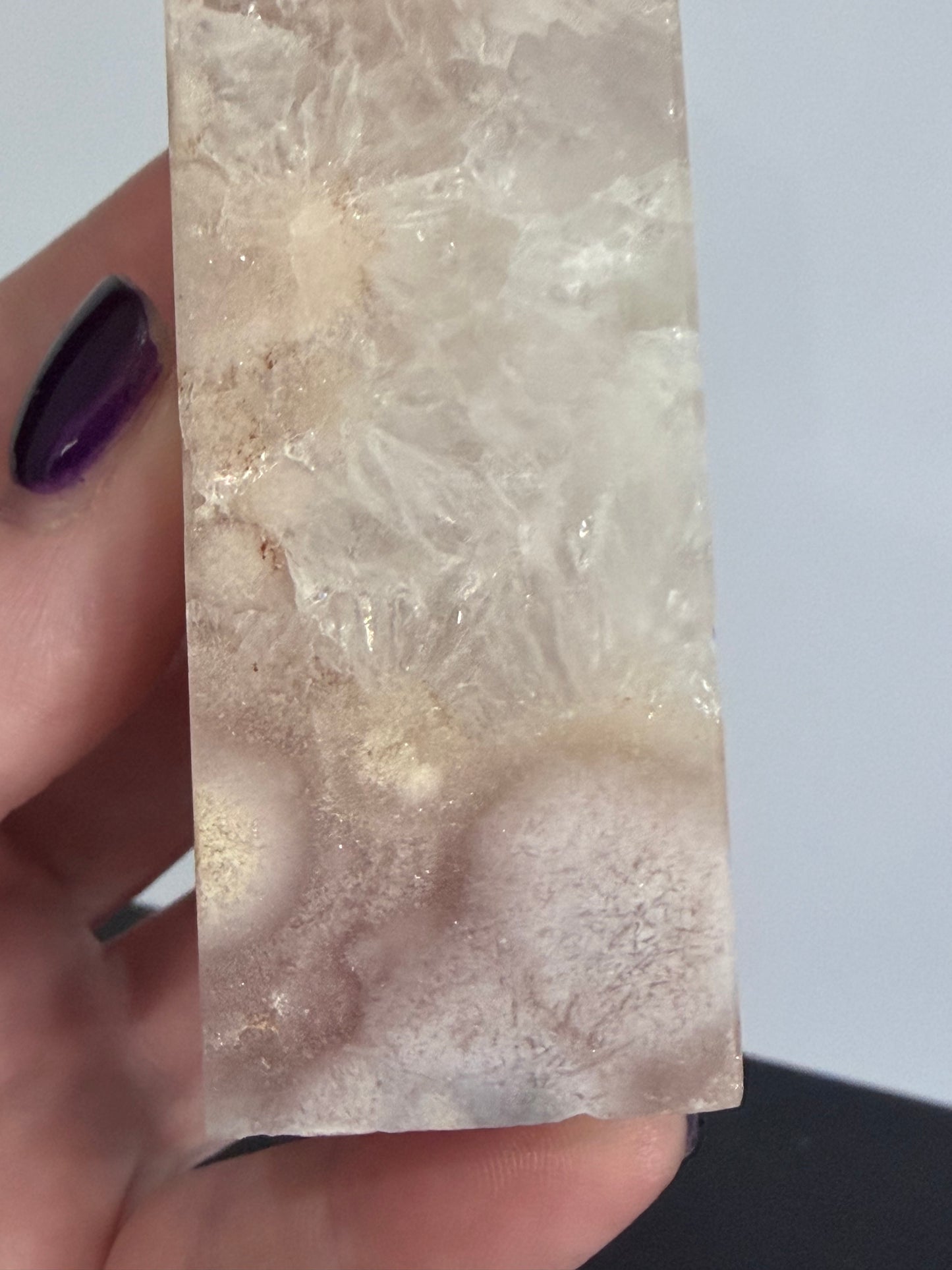 Pink Amethyst Quartz Tower B 10.7cm 263g