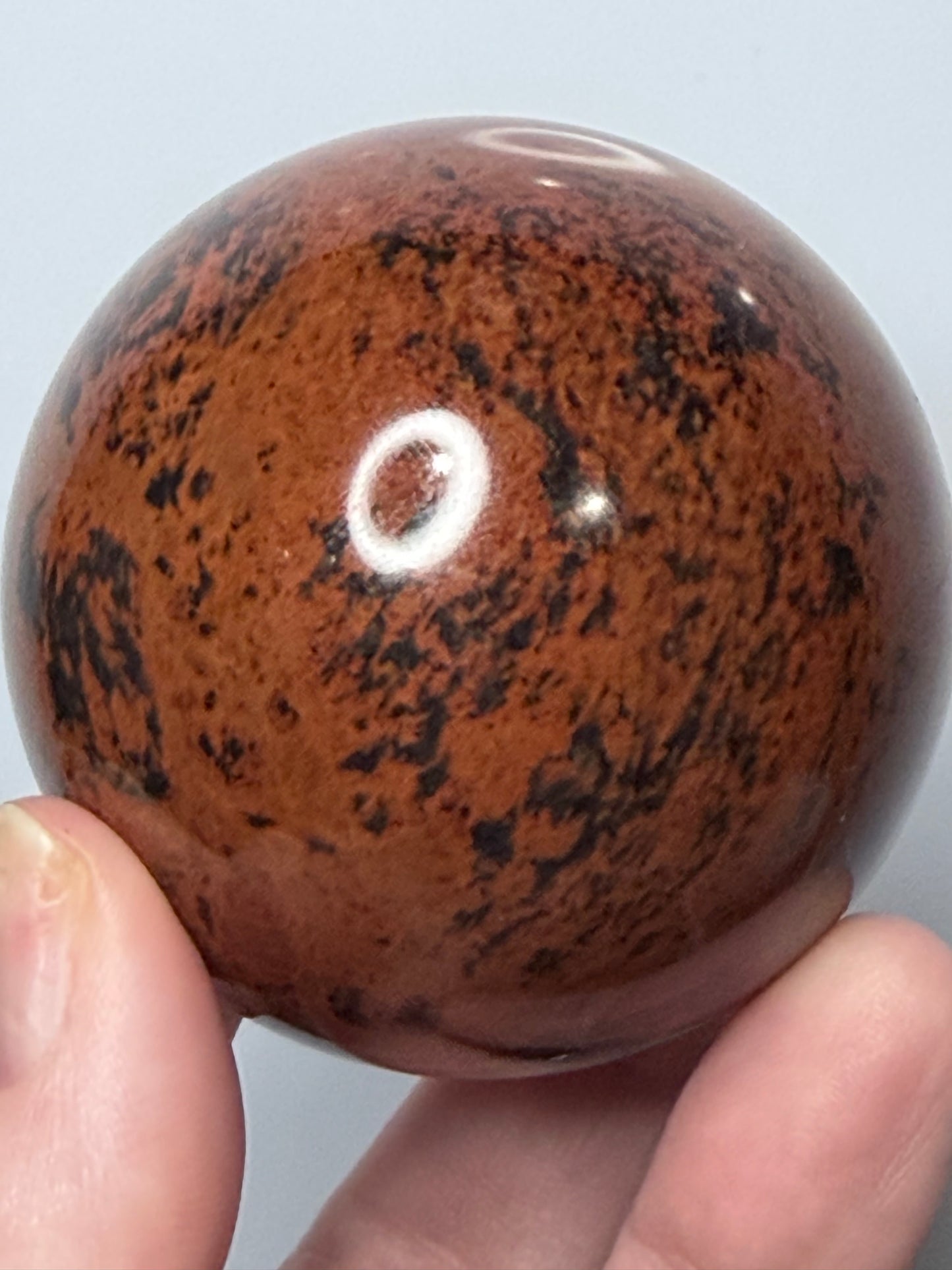 Mahogany Obsidian Sphere – 230g | 5.7cm A