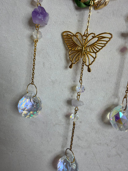 Butterfly Heart Suncatcher – 30 × 10cm
