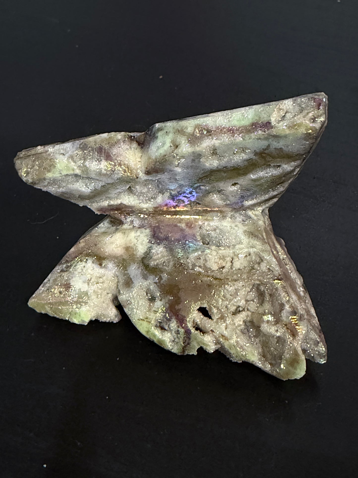 Aura-Coated Sphalerite Butterfly C