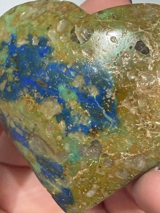 Chrysocolla Heart B