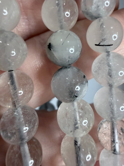 8mm Tourmalinated Quartz Bracelet

Protection • Grounding • Energy Balance