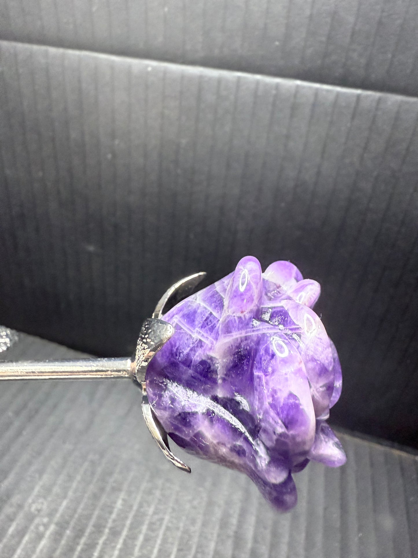 Dream Amethyst long stem Rose