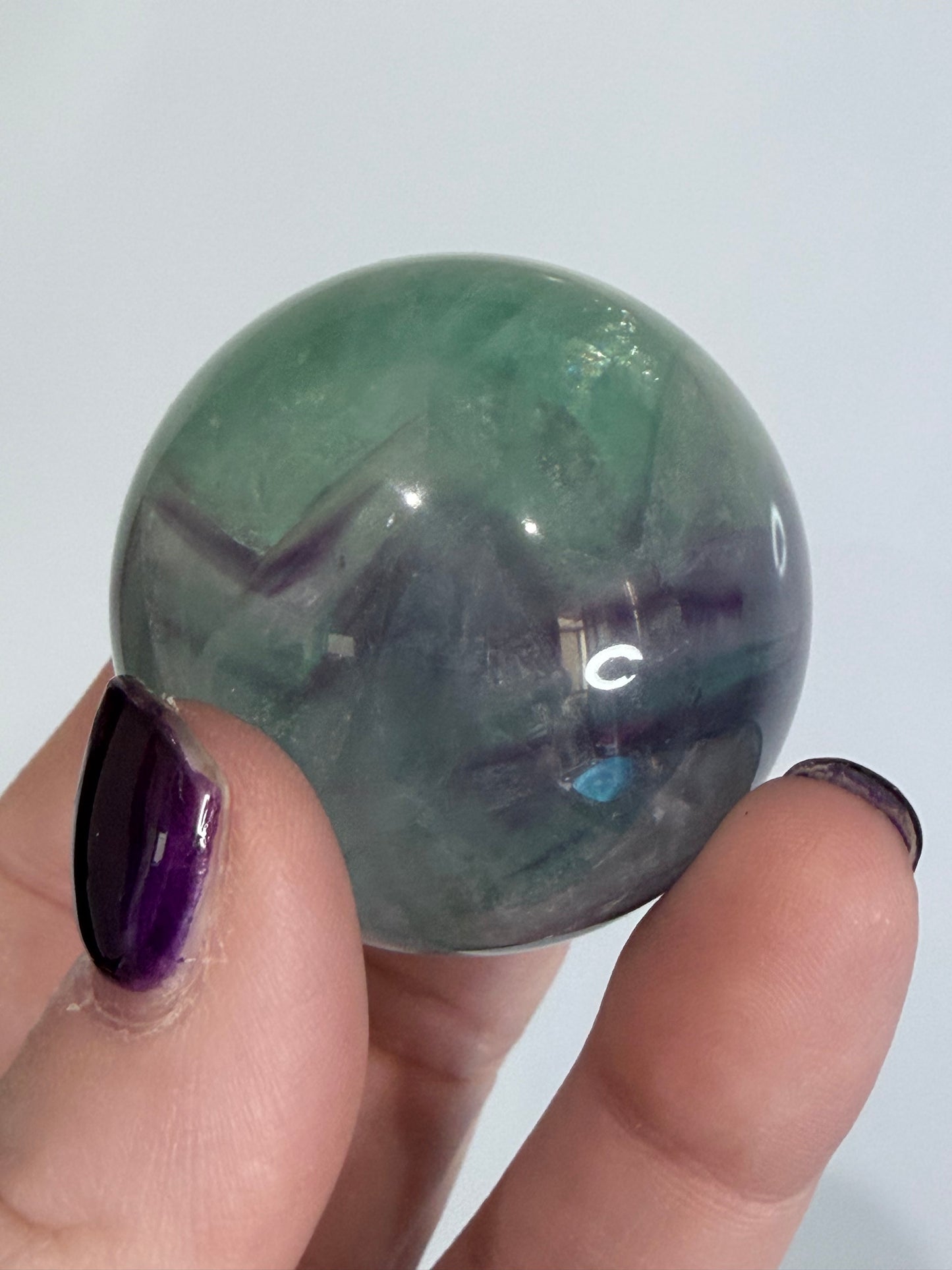 Rainbow Fluorite Sphere – 145g