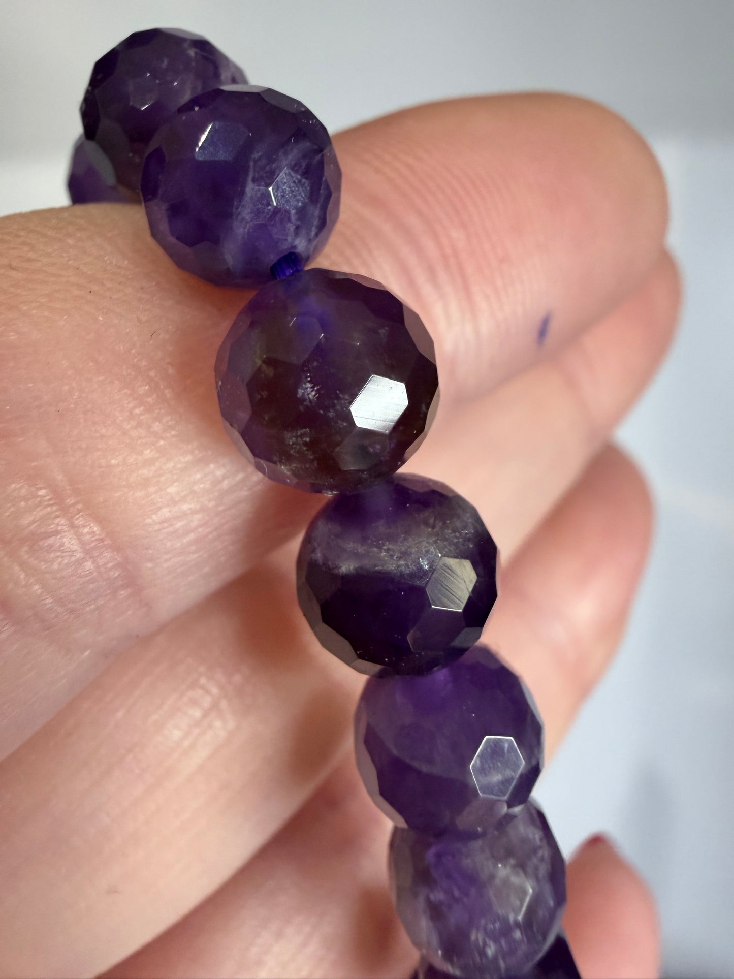 8mm Amethyst Faceted Bracelet

Calming • Intuition • Protection