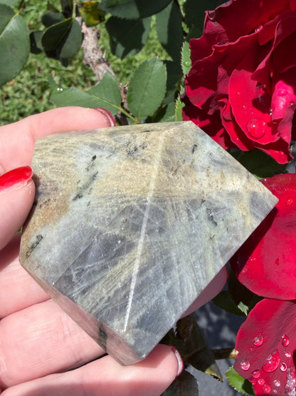 Labradorite Crystal Freeform – Multicolour Flash | 122g

Enhances intuition and psychic awareness