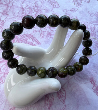 Dragon Blood Jasper Bracelet – 8mm (Stretch)