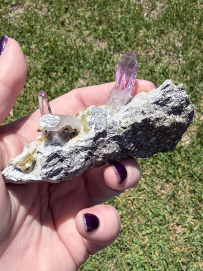 Vera Cruz Amethyst on Matrix – Collector / Display Grade 106g - Crystal wonderland By Lisa