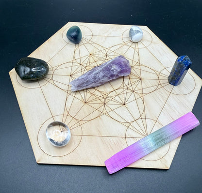 20cm Spiritual Crystal Grid Set