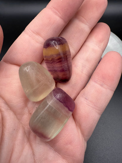 Candy Fluorite Tumbles