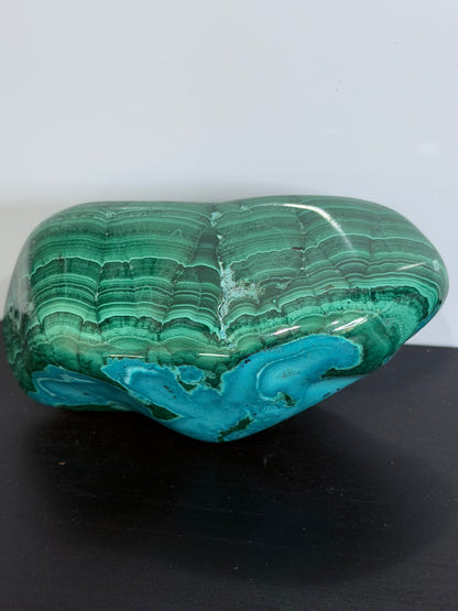 Chrysocolla with Malachite Freeform Premium– Madagascar – 275g -